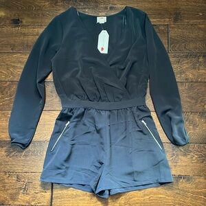 One Clothing romper with zipper pockets